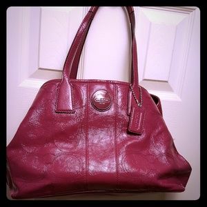 Fuscia Coach bag  F15658
